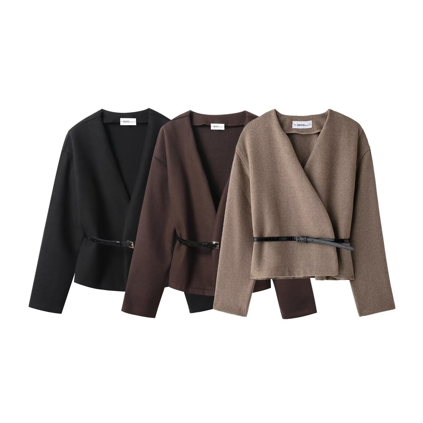 Top elegant cu croială lejeră, cu decolteu în V, pentru femei